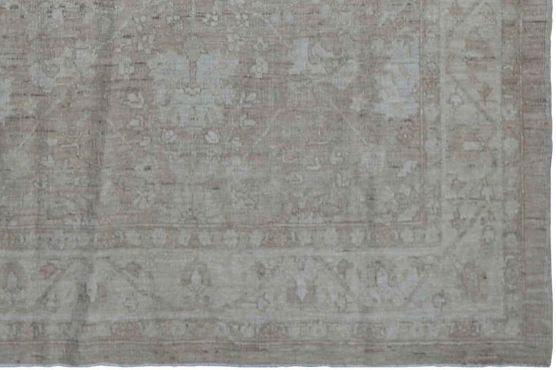 3'x10' Tabriz Haji Jalili Design | Earth Tone Runner Rug | Afghan Rug