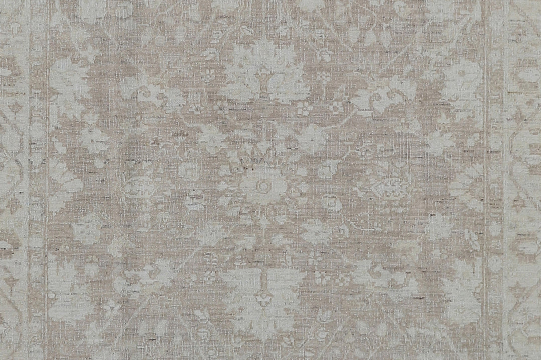 3'x10' Tabriz Haji Jalili Design | Earth Tone Runner Rug | Afghan Rug