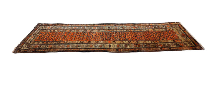 3'x10' Vintage Persian Runner | Tribal Runner Rug