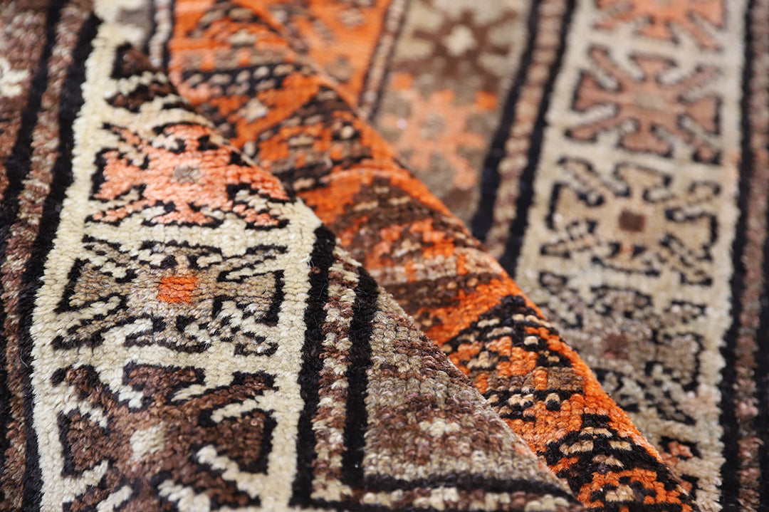 3'x10' Vintage Persian Runner | Tribal Runner Rug