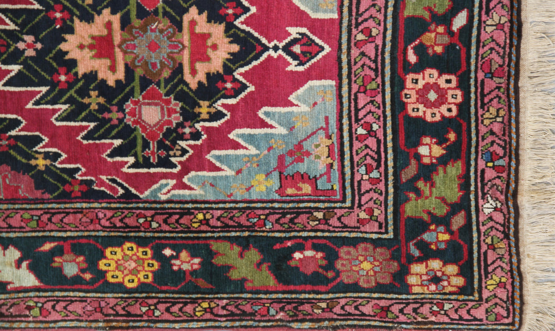 3'x19' Long Runner Rug | Antique Caucasian Runner Rug