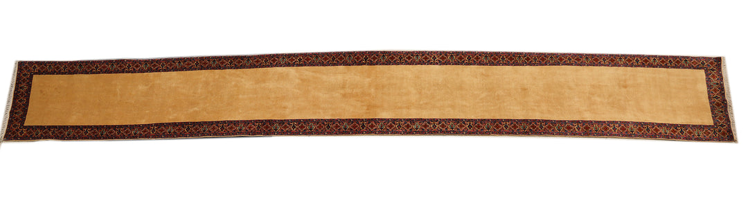 3'x20' Vintage Persian Runner | Kerman Long Runner Rug