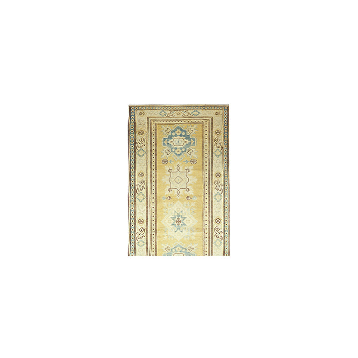 3'x36' Geometric Contemporary Caucasian Design | Long Runner Rug