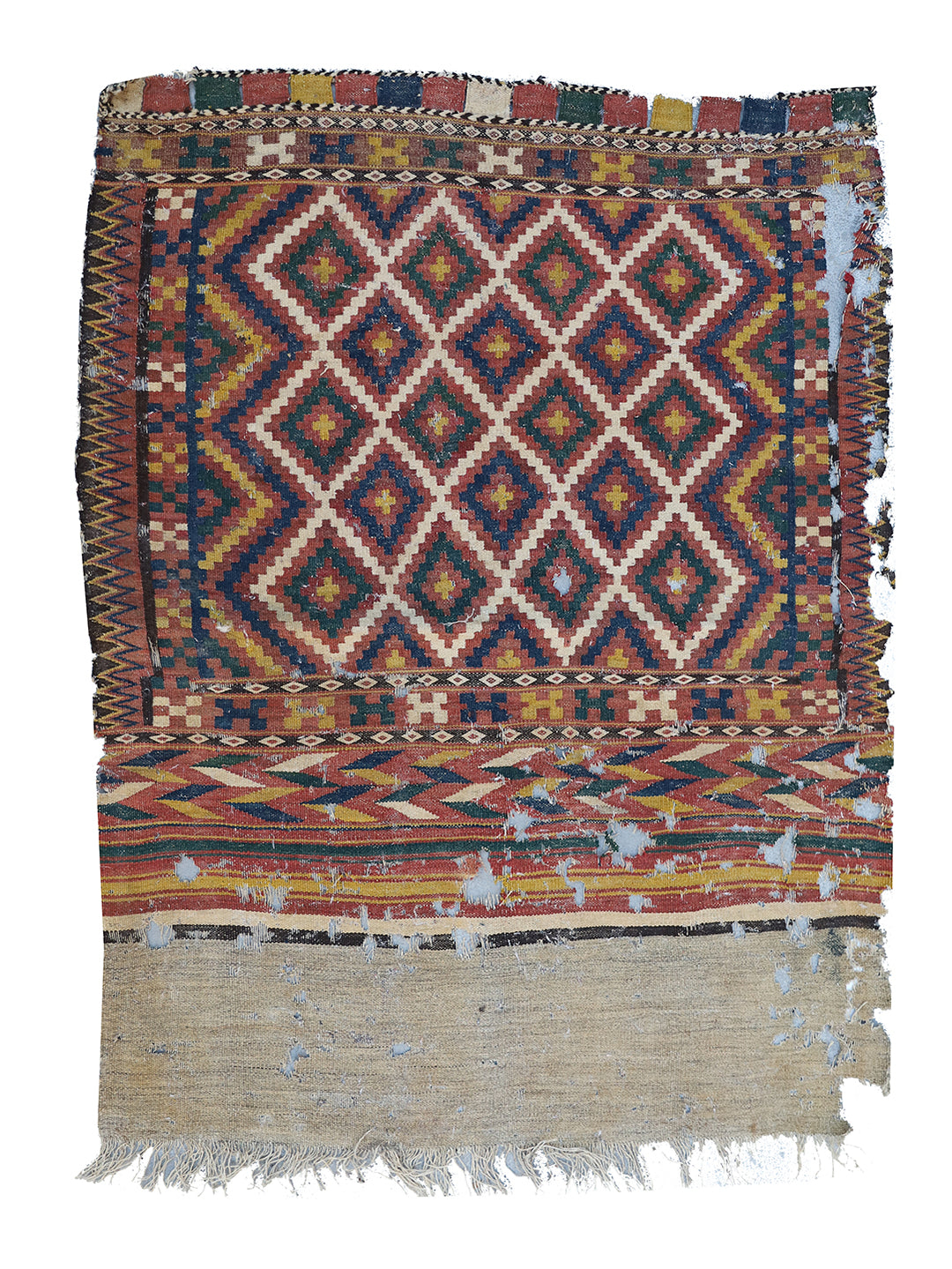  Uzbek Bag-face Small Area Rug