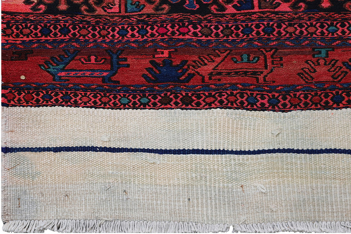 3'x4' Vintage Caucasian Kilim | Shahsavan Handwoven Rug