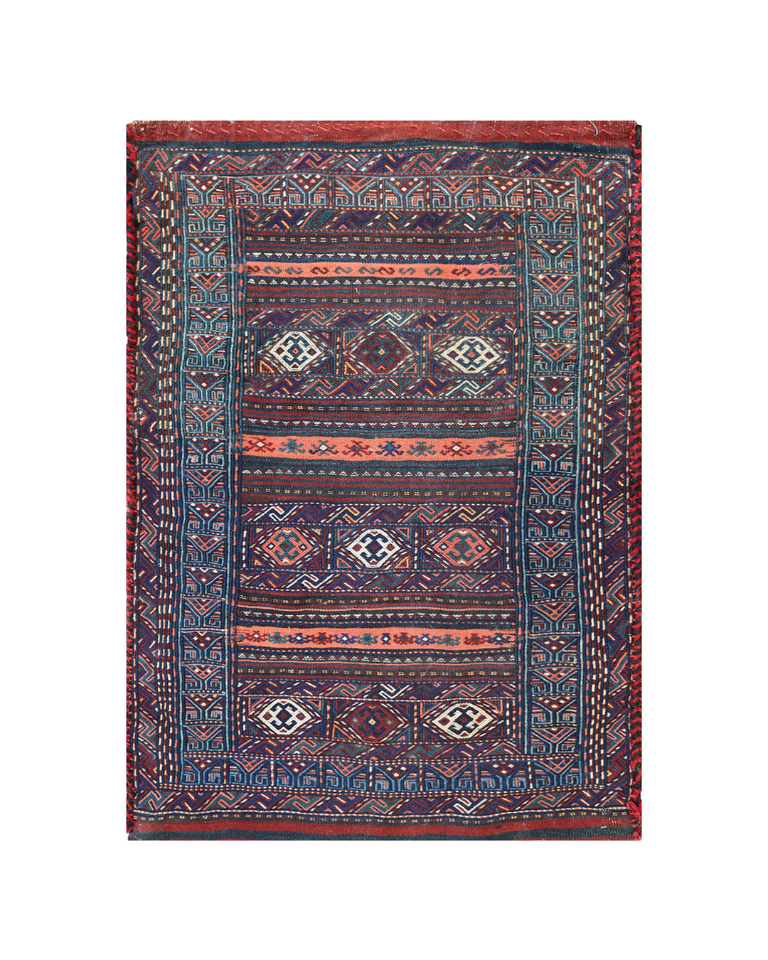 Ariana Rugs Exclusive: Vintage Persian Shahsavan Poshti Bag-face