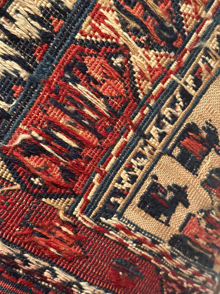 3'x5' Small Wool Area Rug |Afghan Baluch Rug