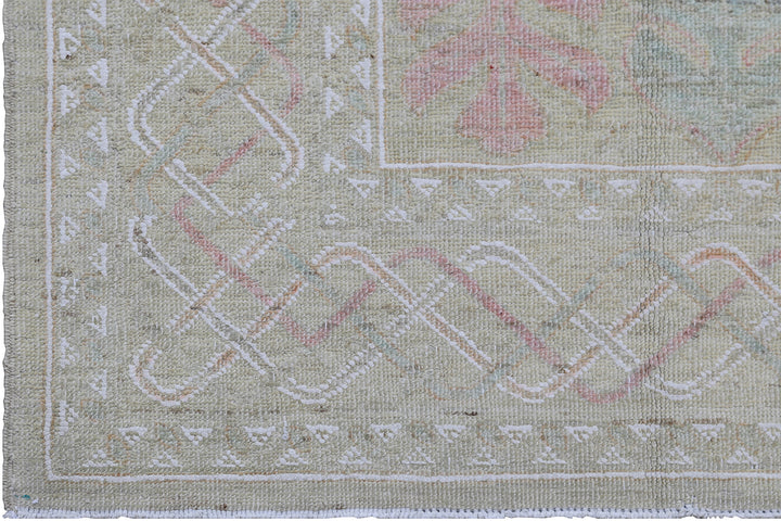 4' x 6' Ariana Transitional Leaf Design Hand-Knotted Rug