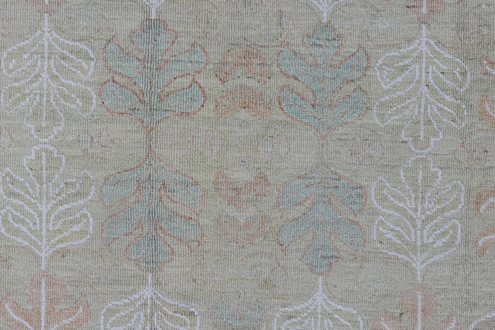 4' x 6' Ariana Transitional Leaf Design Hand-Knotted Rug