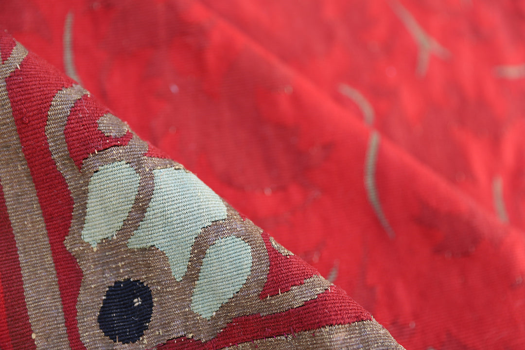 4'x12' Antique French Aubusson Wall Panels | Metallic Threads