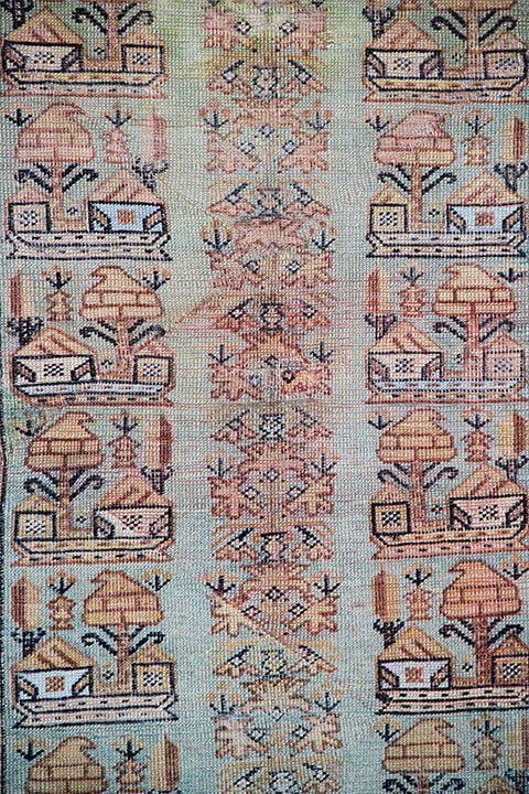 4'x7' Antique Turkish Ghiordes Rug, Early 19th Century