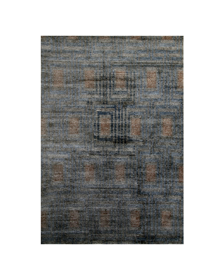 5' x 8' Ariana Modern Geometric Rug Viscose Rug – Made in India