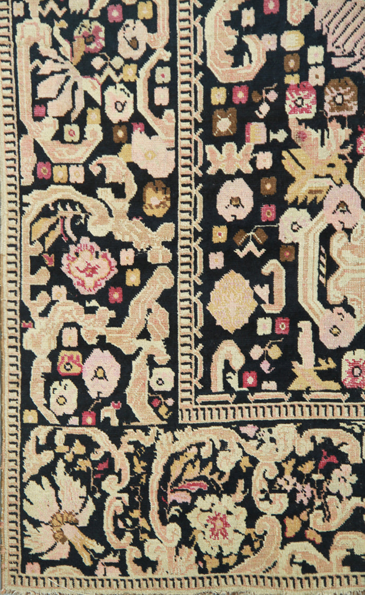 7'x21' Antique Semi-antique Caucasian Karabagh Ukranian Design Gallery Wide Runner