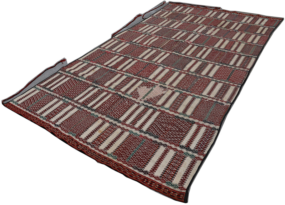 9'x6' Flat-weave Rug | Tribal | Northern Afghanistan