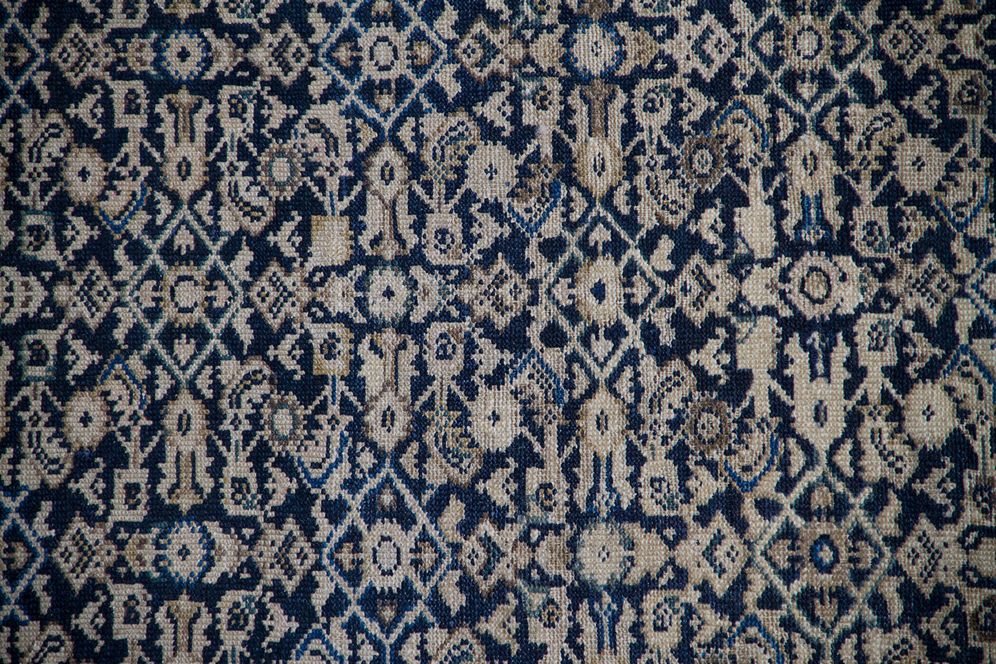 12'x23' Antique Semi-Antique Persian Malayer Rug