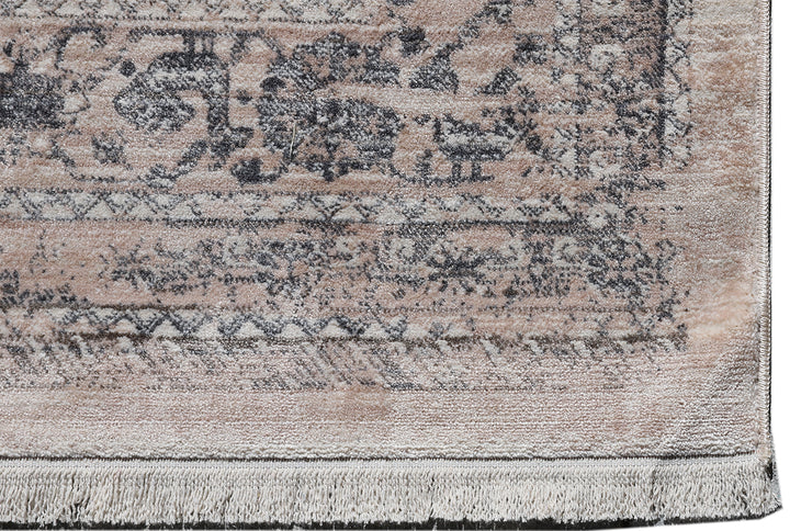 4'x6' Persian Vintage Design Machine Made Rug