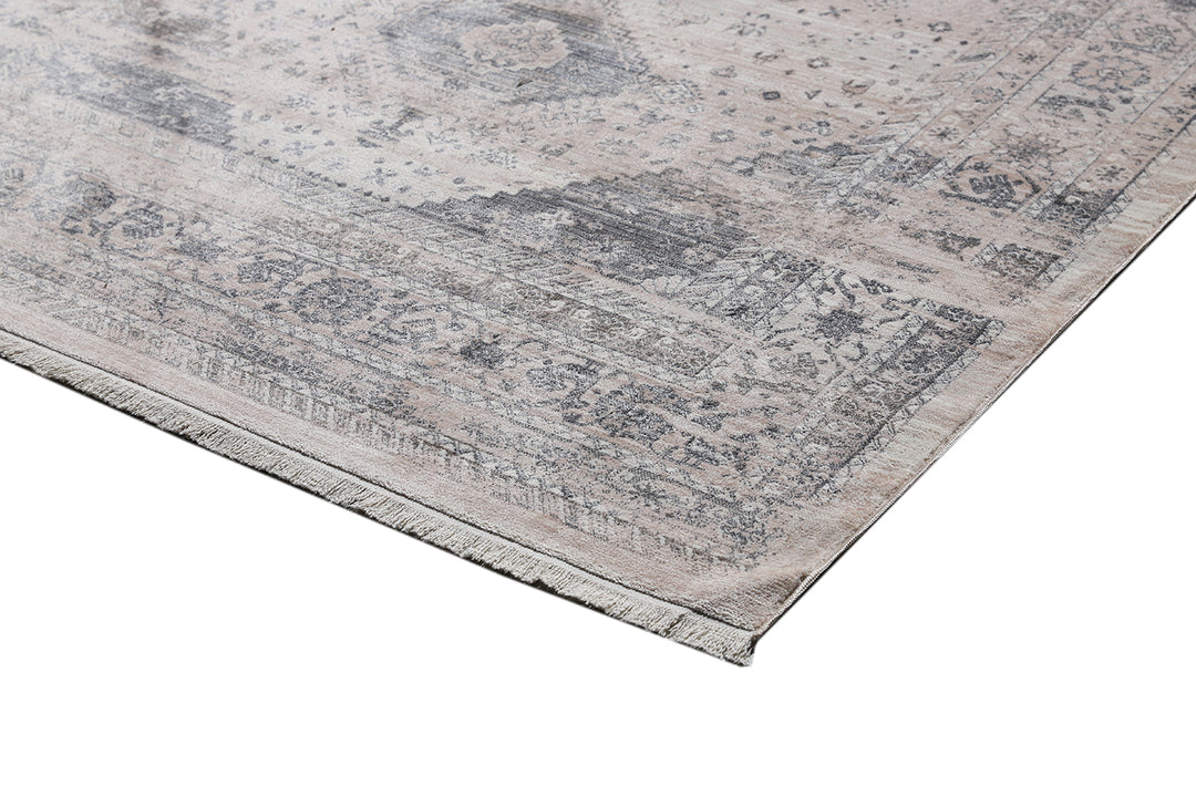 4'x6' Persian Vintage Design Machine Made Rug