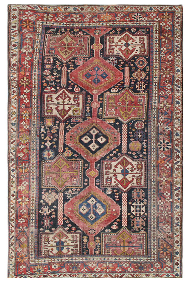 6'x12' Antique and Semi Antique Caucasian Akstafa Rug