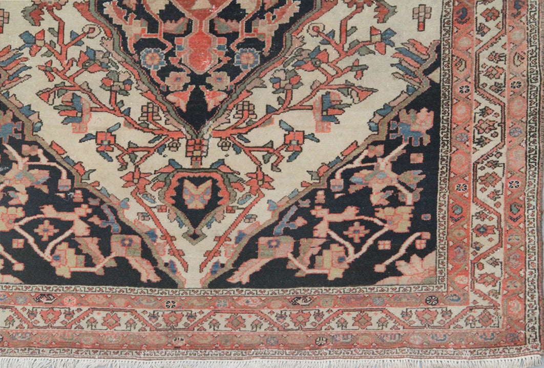 4x6 Persian Faraghan Antique And Semi Antique Rug