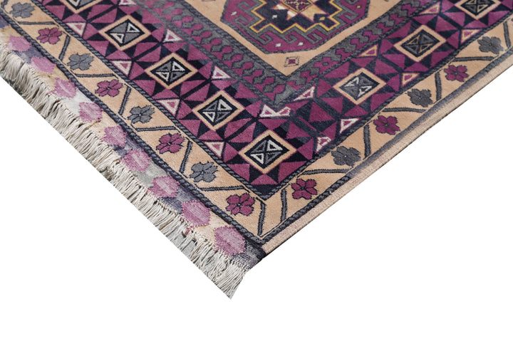 7'x10' Wool Area Rug | Afghan Tribal Area Rug