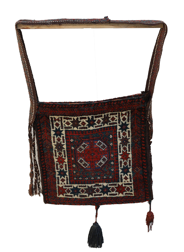 Afghan Hand-Knotted Piled Handbag