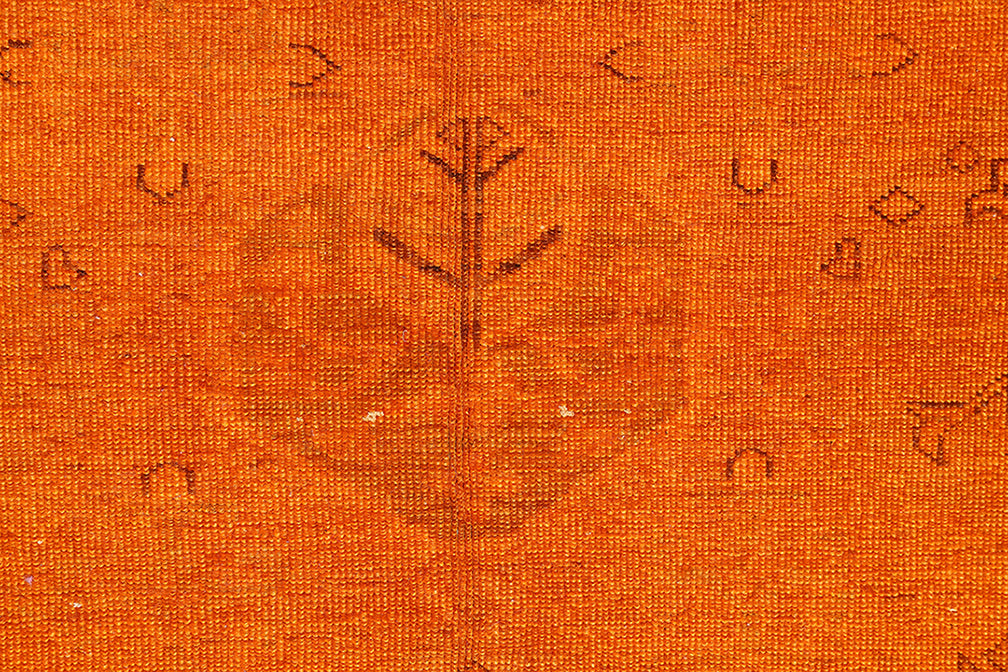 5'x8' Orange Ariana Overdye Rug