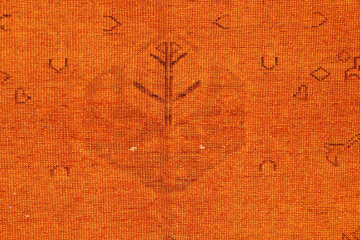 5'x8' Orange Ariana Overdye Rug