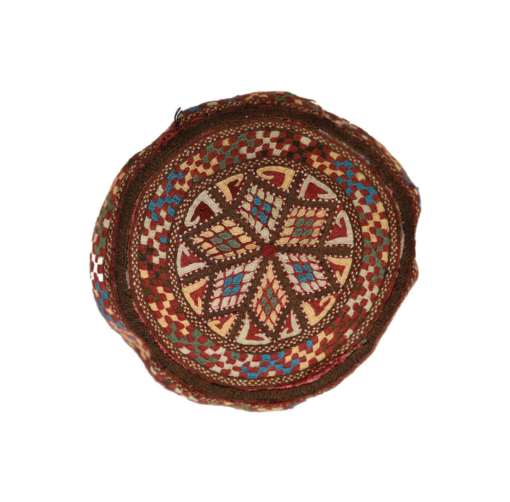 Hat | Vintage Afghanistan Turkmen Ersary Hat | Handcrafted Tribal Hat