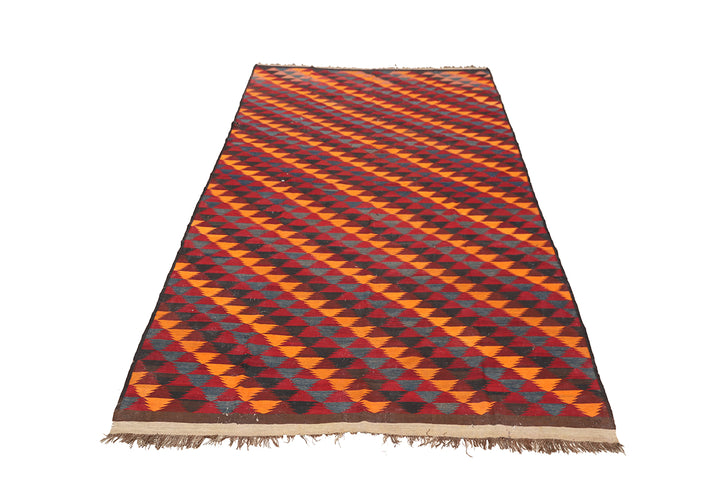 7'x11' Vintage Afghan Maimana Kilim