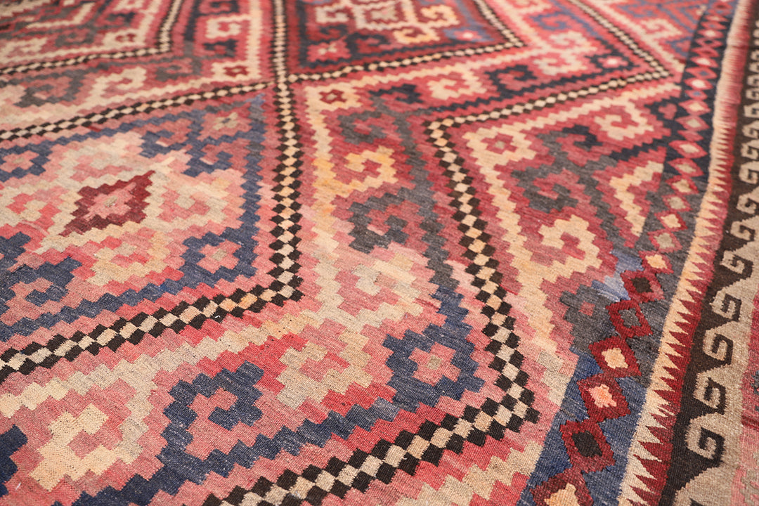 9'x12' Vintage Afghan Maimana Kilim