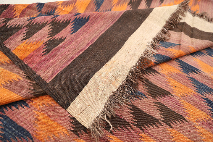 9'x12' Vintage Afghan Maimana Kilim Rug