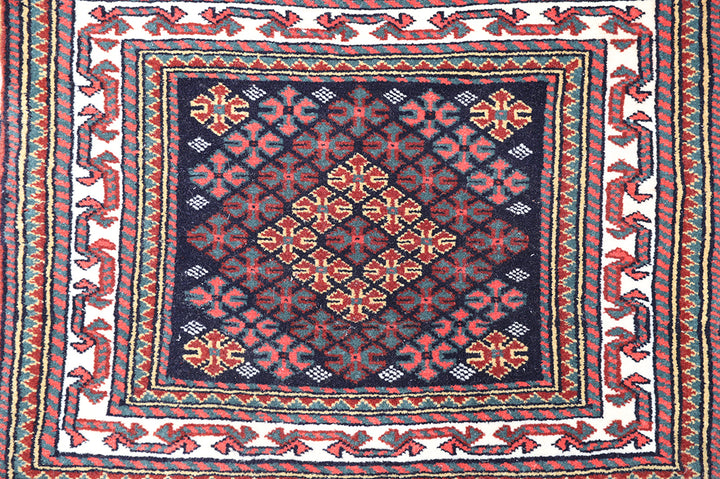 2’x2’ Tribal Rug | Persian Baluchi Salt Bag | Decorative Rug