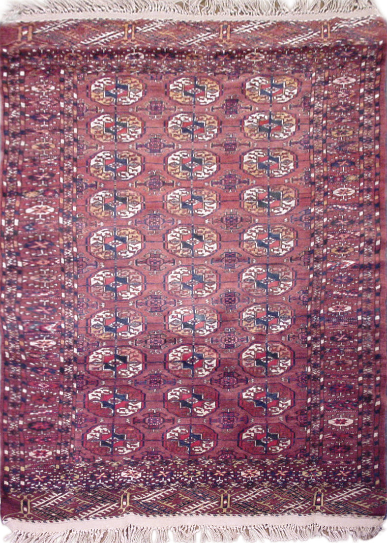 4'x6' Antique Semi-antique Turkman Rug – Ariana Rugs