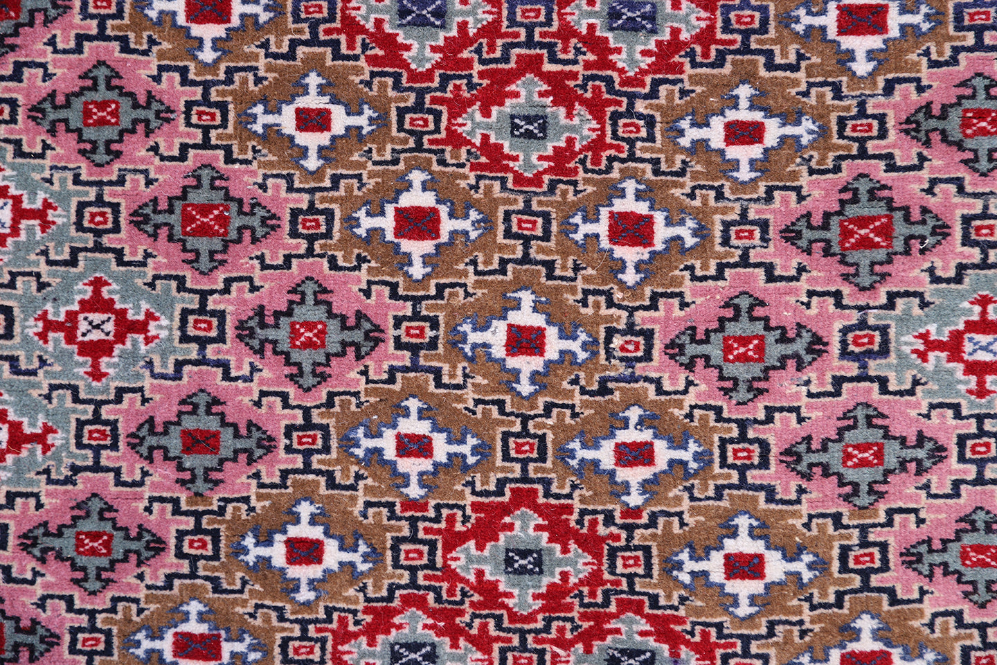 4x5 Afghan Herati Rug Silk And Wool pile