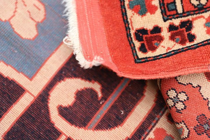 10'x12' Hand-Knotted in Herat | Timeless Geometric Elegance | Persian Serapi Rug