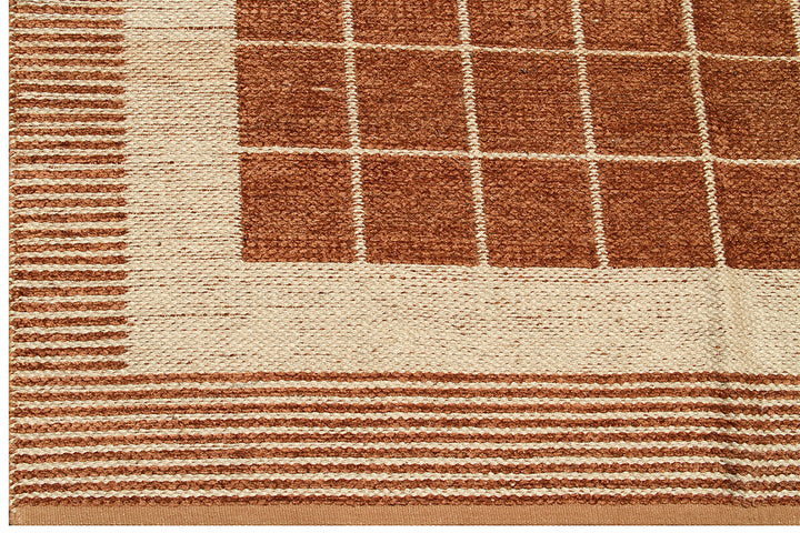 5'x8' Geometric Pattern Chenille Modern Rug