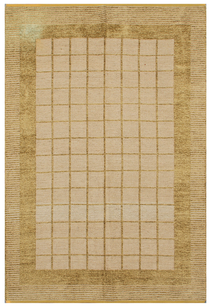 5'x8' Geometric Pattern Chenille Modern Rug