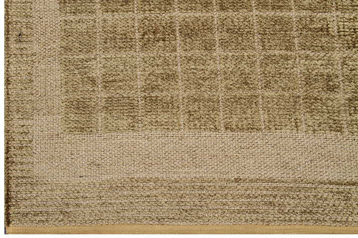 5'x8' Geometric Pattern Chenille Modern Rug