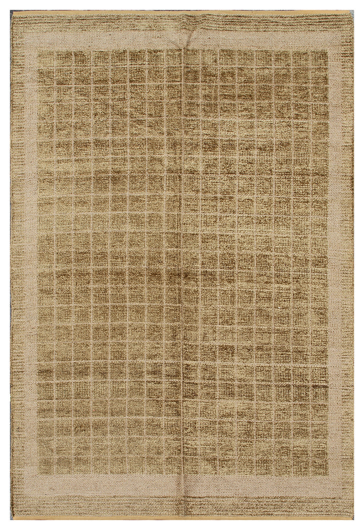 5'x8' Geometric Pattern Chenille Modern Rug