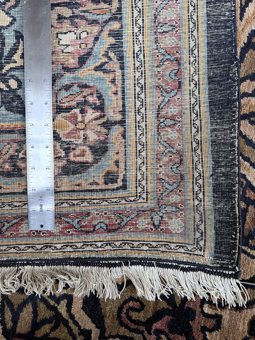 Signed Antique Kermanshah Rug 24x20 | Master Aboul Ghasem Kermani