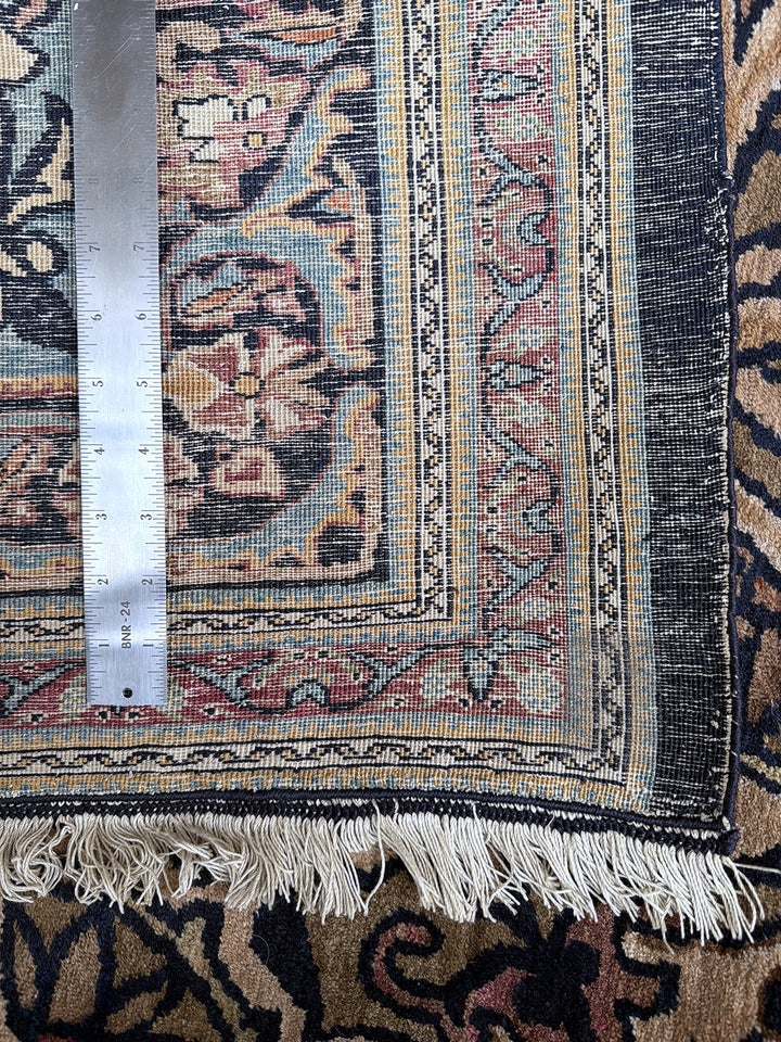 Signed Antique Kermanshah Rug 24x20 | Master Aboul Ghasem Kermani