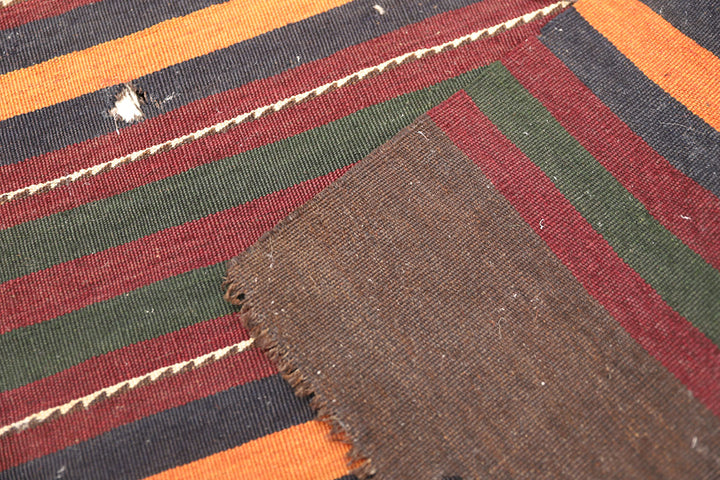 2'x4' Vintage Handwoven Uzbek Kilim Rug