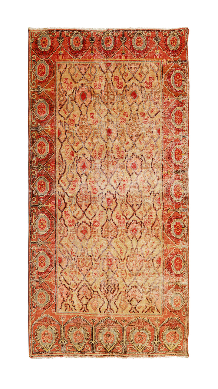 5'x10' Antique Rug | Samarkand | Hand-knotted Wool Area Rug