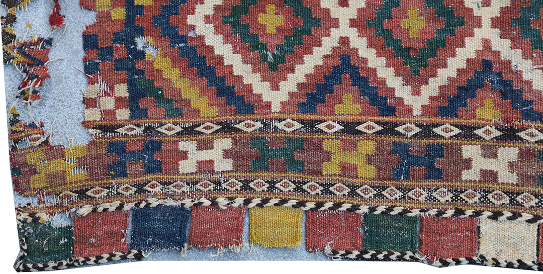 3'x4' Uzbek Bag-face Small Area Rug