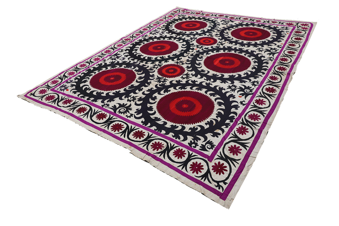 8'x10' Vintage Uzbek Embroidery