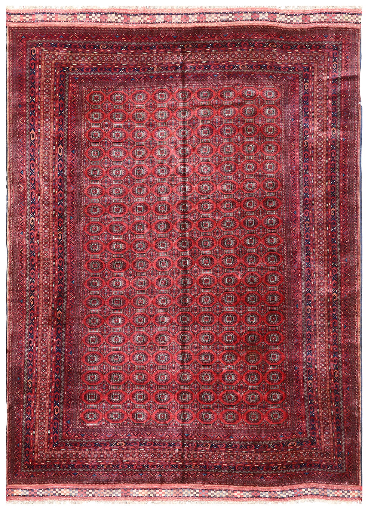 10x15 Afghan Red Rug