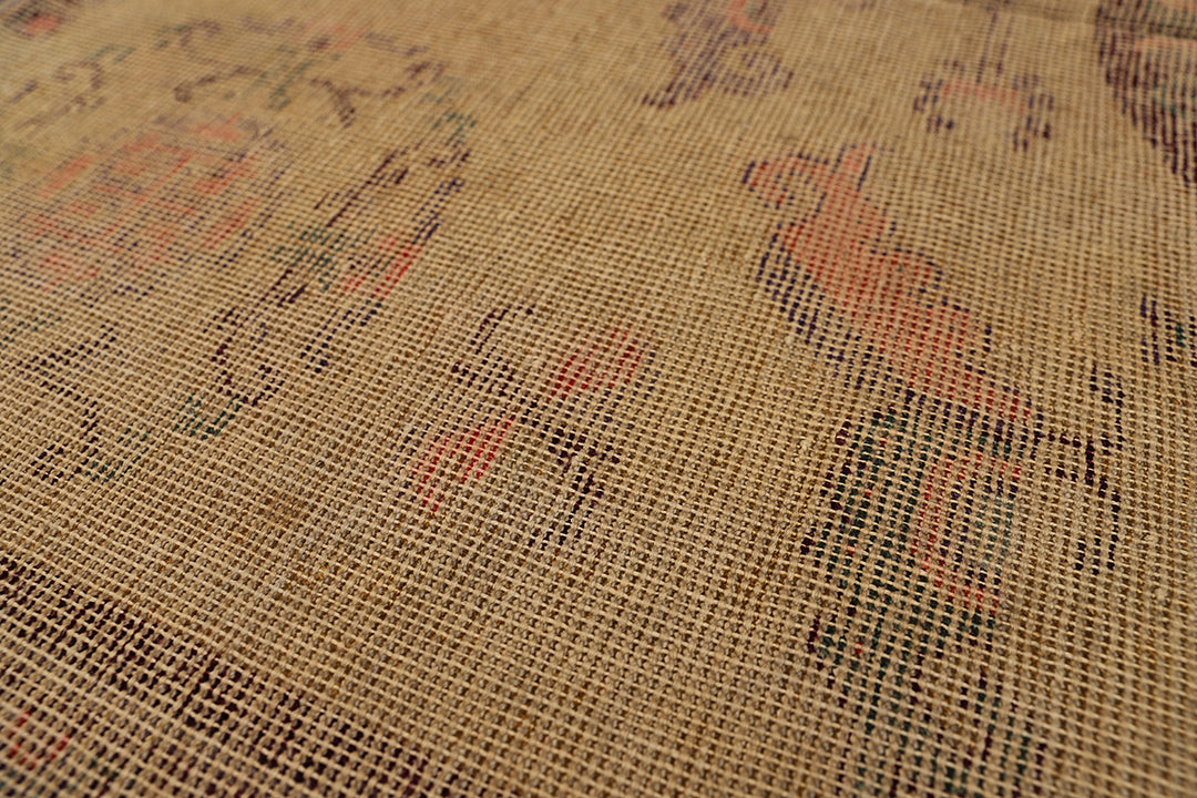5'x10' Antique Hand-Knotted Samarkand Rug | Khotan Area Rug