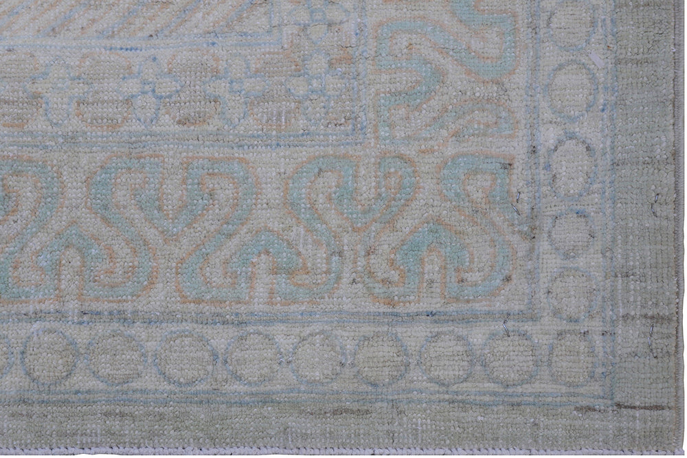 5'x10' Ariana Beige Blue Cream Pastel Transitional Gallery Rug