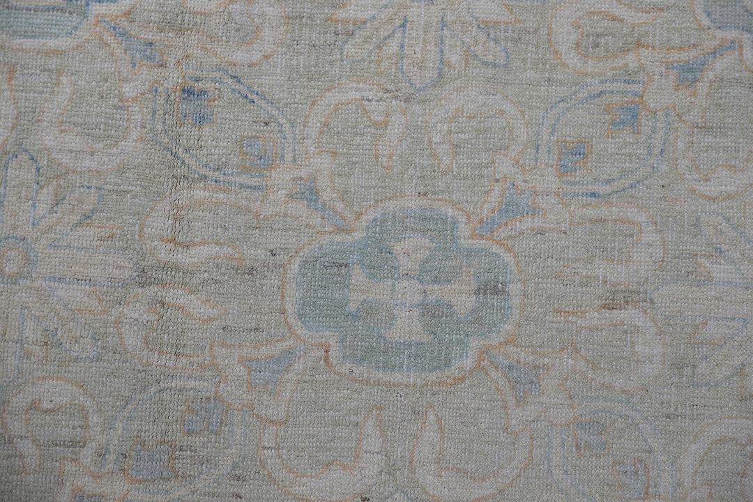 5'x10' Ariana Beige Blue Cream Pastel Transitional Gallery Rug