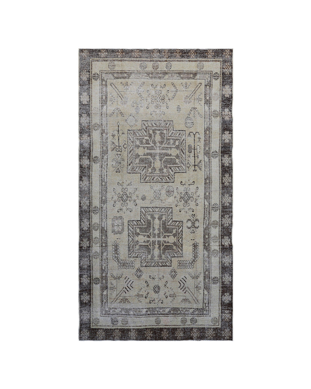 5'x10' Vintage Samarkand Rug | Antique Khotan Rug